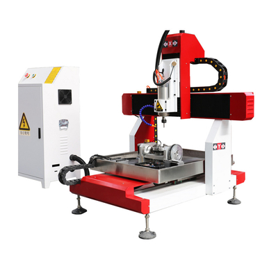Piccolo tipo asse di rotazione della culla del router di CNC di 5 assi 360 gradi 180 gradi